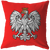 Polish Eagle Red Pillow - My Polish Heritage