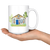 Polish Painted Village White 15oz Mug