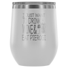 I Just Want To Drink Wine and Eat Pierogi Wine Tumbler - My Polish Heritage