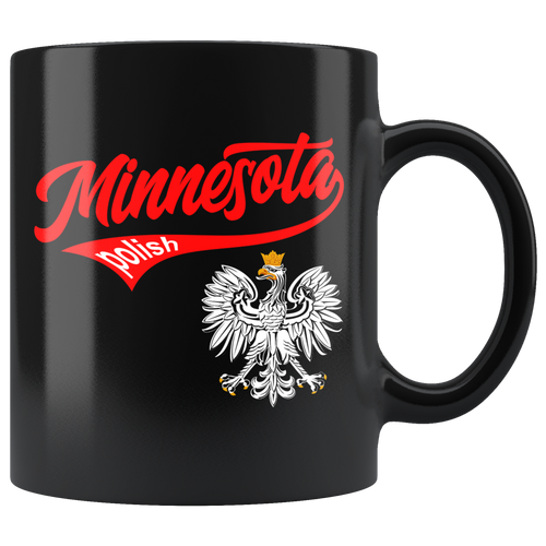 Minnesota Polish Black 11oz Mug