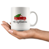 Merry Christmas Red Truck Coffee Mug Gift