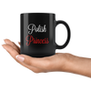 Polish Princess Black Mug