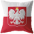 Polish Flag Pillow - My Polish Heritage