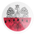 Poland Eagle Red and White Circle Decal Sticker
