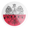 Poland Eagle Red and White Circle Decal Sticker
