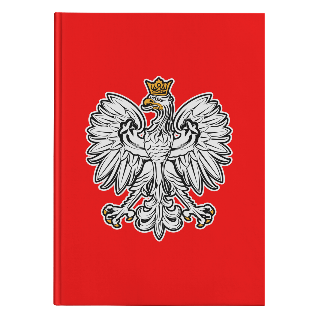 Polish Eagle Red Hardcover Journal
