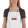 Polish Flag Embroidered Apron - My Polish Heritage