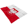 Polish Flag Fleece Blanket