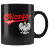 Chicago Polish Black 11oz Mug - My Polish Heritage