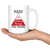 Polish Food Pyramid 15 oz white mug