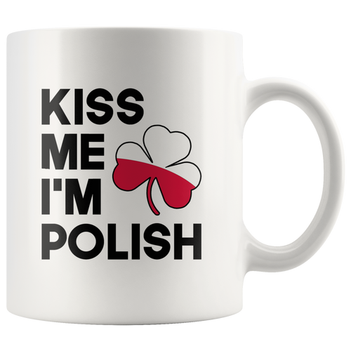 Polish - St. Patrick's Day White 11oz Mug - My Polish Heritage