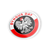 Dyngus Day Circle Decal Sticker