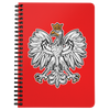 Polish Eagle Red Spiralbound Notebook