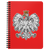 Polish Eagle Red Spiralbound Notebook