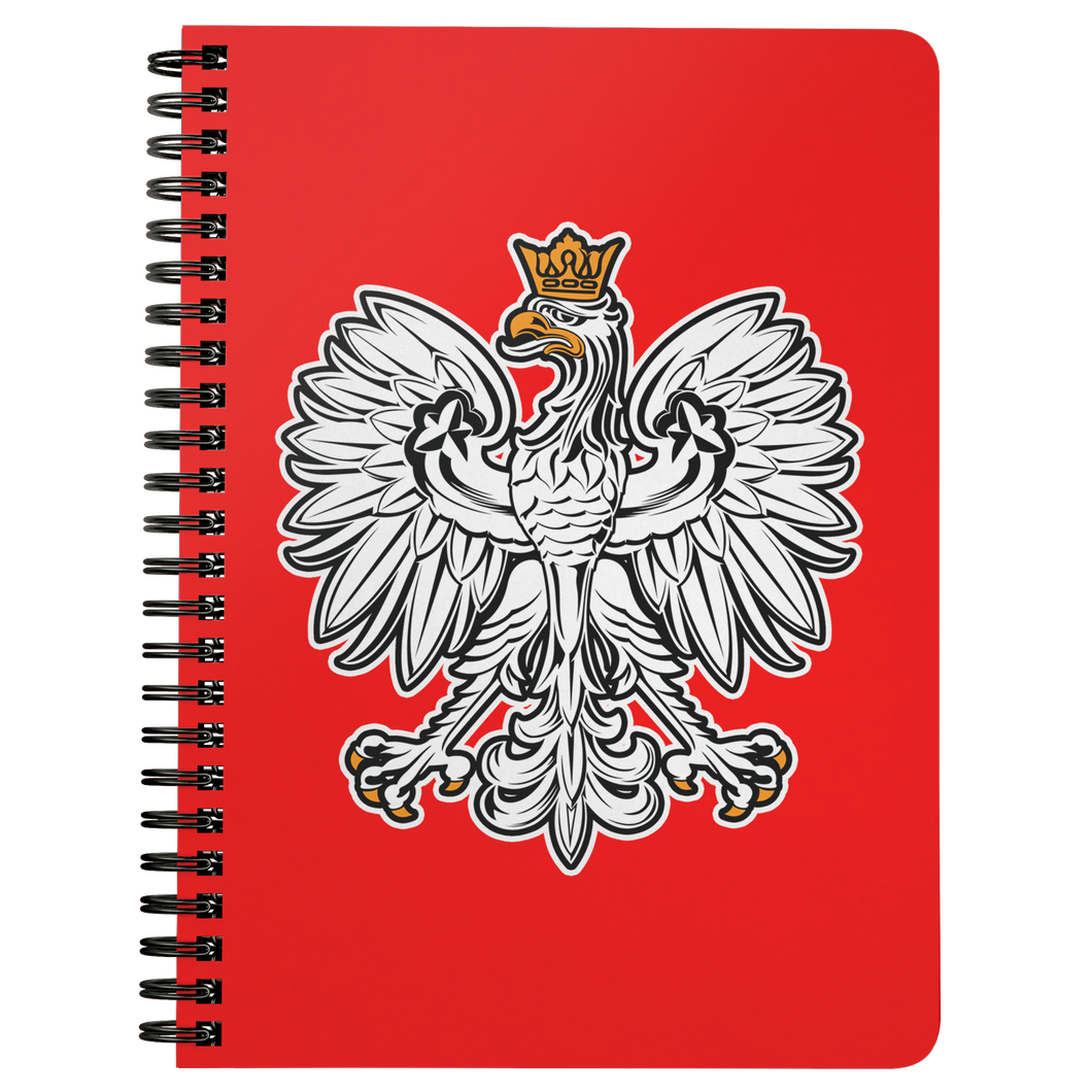 Polish Eagle Red Spiralbound Notebook