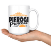 Pierogi Princess White 15oz Mug - My Polish Heritage