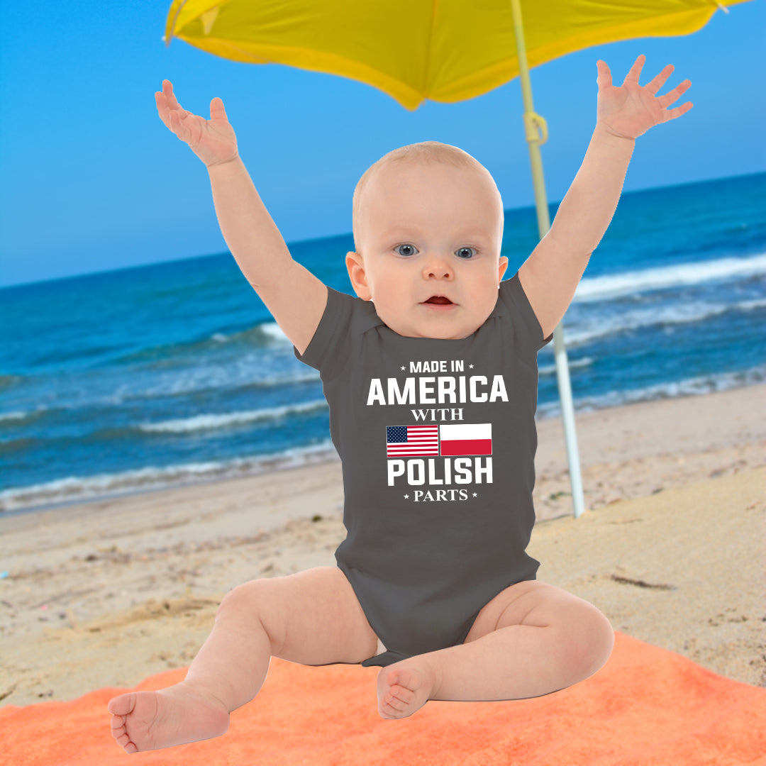 Made in America with Polish Parts Baby Onesie