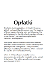 Opłatki Christmas Wafers Set of 4