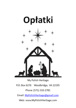 Opłatki Christmas Wafers Set of 4