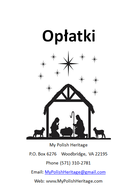 Opłatki Christmas Wafers Set of 4