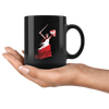Polish Woman Warrior Black 11oz Mug