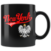 New York Polish Black 11oz Mug - My Polish Heritage