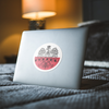 Poland Eagle Red and White Circle Decal Sticker