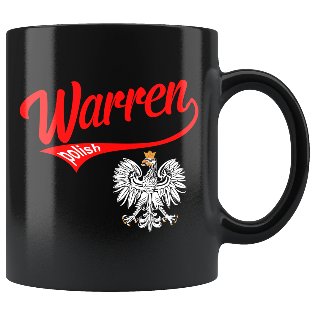 Warren Polish Black 11oz Mug