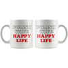 Polish Wife Happy Life 11oz and 15oz Mugs