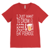 I Just Want to Drink Beer and Eat Pierogi Shirt - More Styles - My Polish Heritage