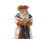 Collectible Polish Santa Stone Resin Figurine, 7”