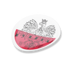 Poland Eagle Red and White Circle Decal Sticker