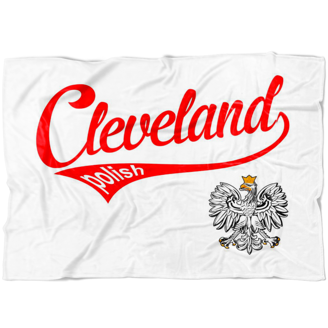 Cleveland Polish Fleece Blanket