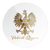 Polish Queen Gold Eagle Circle Decal Sticker