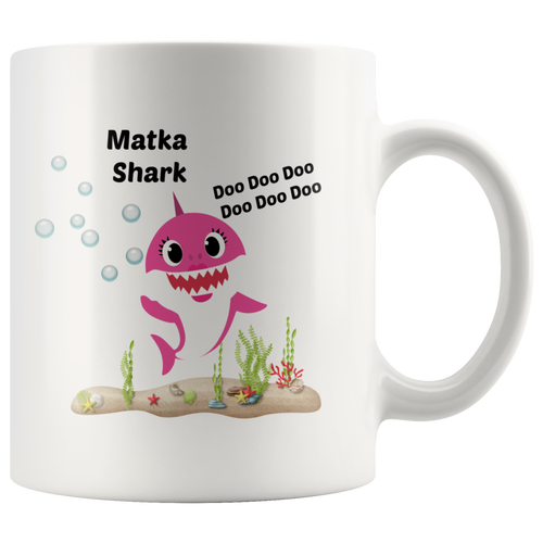 Matka and Ojciec Shark Coffee Mugs