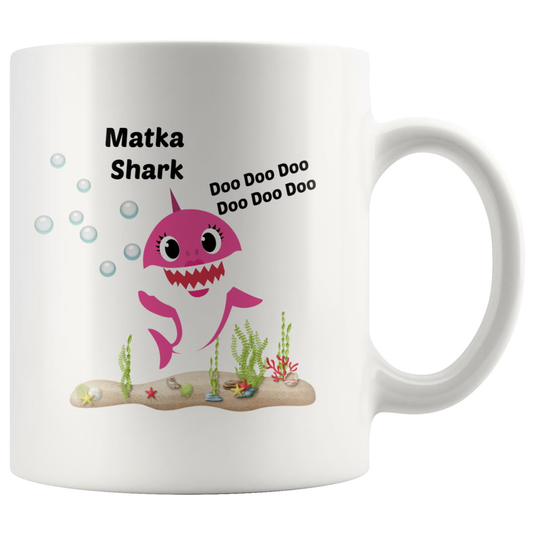 Matka and Ojciec Shark Coffee Mugs