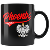 Phoenix Polish Black 11oz Mug - My Polish Heritage