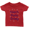 Niech pada Śnieg Let it Snow in Polish baby and toddler shirts and bodysuits