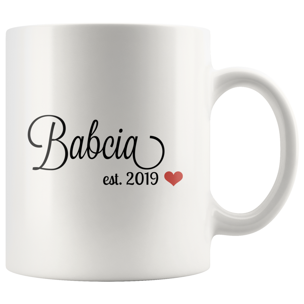 Babcia, Busia, Dziadek, Matka,Ojciec Est 2019 Coffee Mugs