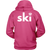 Ski with eagle Hoodie Back Design Only