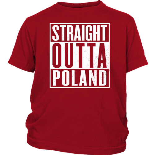 Straight Outta Poland Kids Shirt