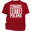 Straight Outta Poland Kids Shirt