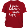 I Make Babcia's Heart Happy Kids Shirt