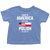 Made in America with Polish Parts Toddler Shirt - My Polish Heritage