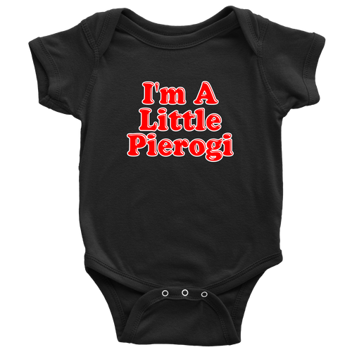 Half Polish Is Better Than None Funny Polish Flag Baby Bodysuit (Black)