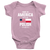 Made in America with Polish Parts Baby Onesie - My Polish Heritage