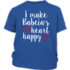 I Make Babcia's Heart Happy Kids Shirt