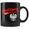 Grand Rapids Polish Black 11oz Mug - My Polish Heritage