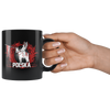 Hussar Warrior Black 11oz Mug - My Polish Heritage