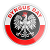 Dyngus Day Circle Decal Sticker